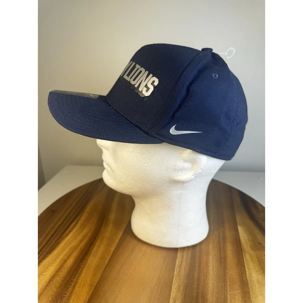 Nike Penn State Nittany Lions Verbiage Swoosh Flex DNA Navy Classic 99‎ Hat